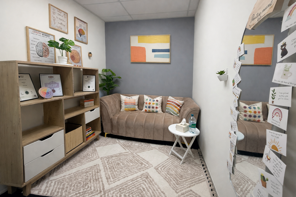 Creating a safe, calm space where you can pause, reflect, and reconnect with yourself. you don't have to do it alone.
