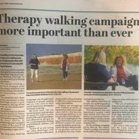 Gallery Photo of We launched our Walking Talking Therapy during the Pandemic and it's so popular we continue to use it today in our Norfolk and London Practices
