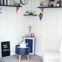 Gallery Photo of I see my face to face clients in a purpose built therapy summerhouse in my garden.