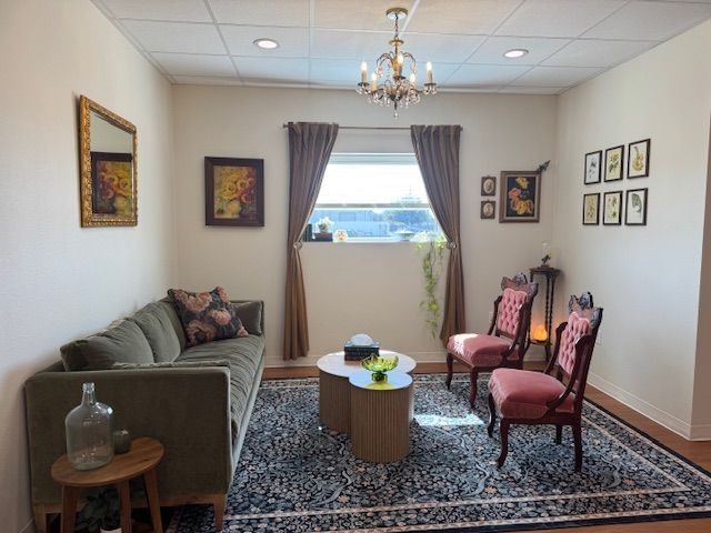 This is my office, where sessions are held.