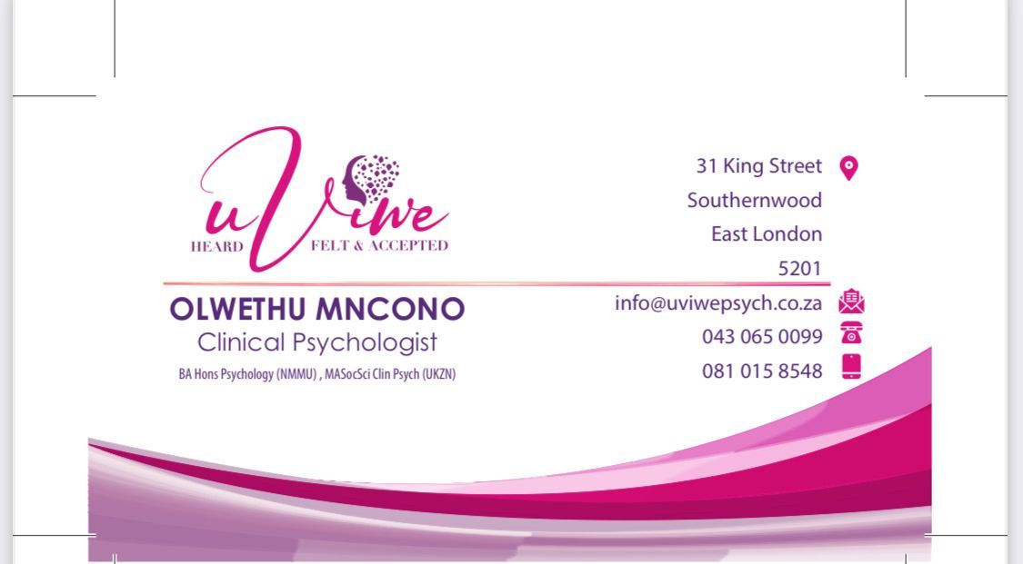 Olwethu Mncono, Psychologist, East London, 5201 Psychology Today