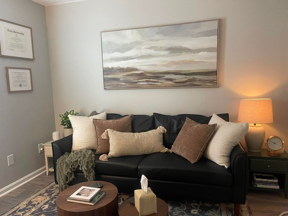 Cozy space to help you feel relaxed and comfortable! 