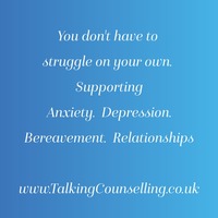 Gallery Photo of "You don't have to struggle on your own" We provide private affordable therapy for everyone in the UK. Booking an appointment is simple & stress-free.