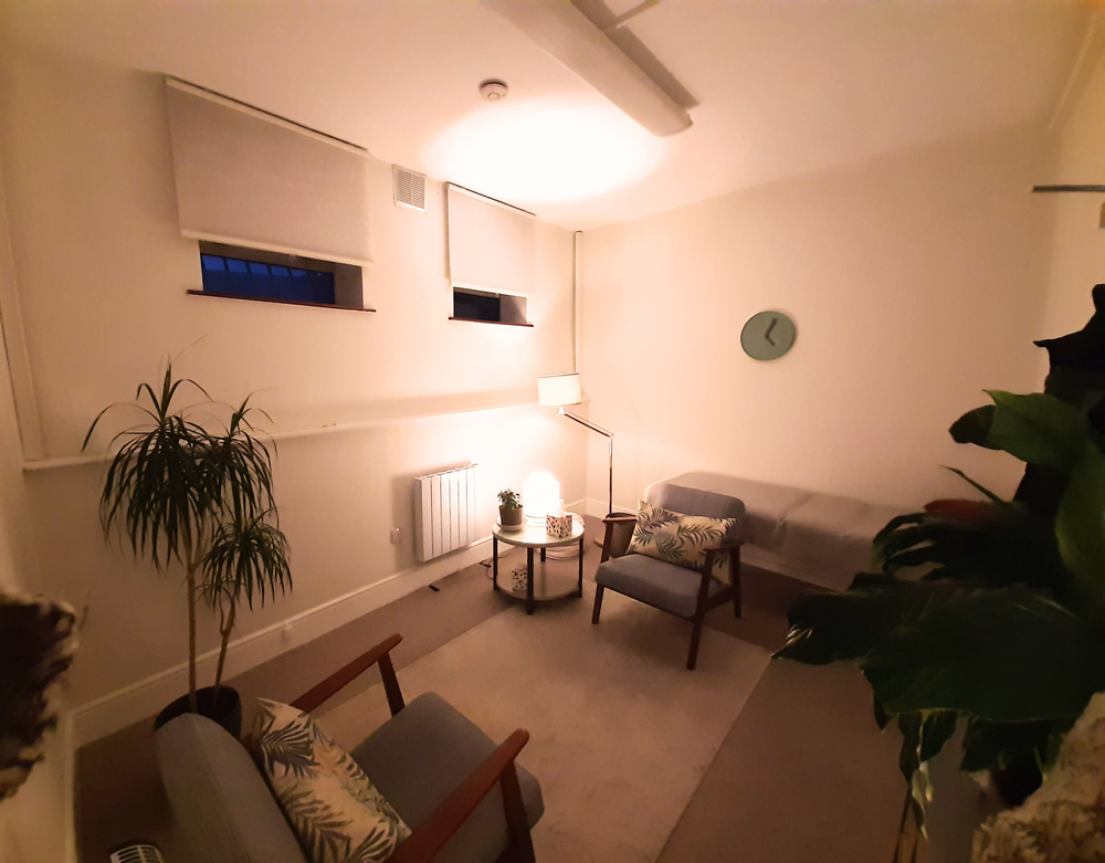 The therapy space. 