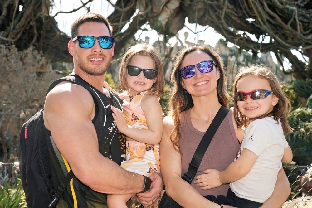 Making memories with my family......I call this photo.....sunglasses