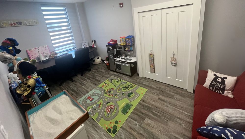 Sagacious play therapy office in south Edmonton. 