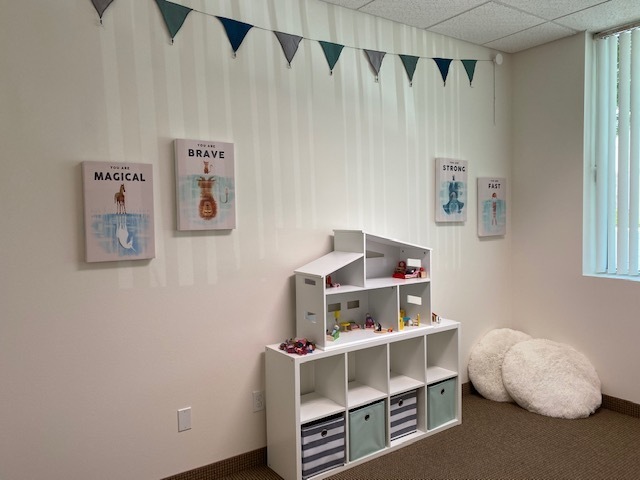 Gallery Photo of Our small play therapy room for our young kids and tweens.