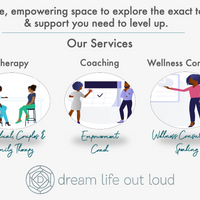 Gallery Photo of Our Services: We offer virtual services ranging from psychotherapy, coaching, wellness consulting and speaking.
