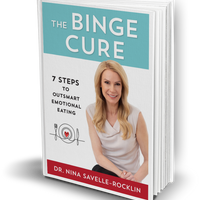 Gallery Photo of The Binge Cure: 7 Steps to Outsmart Emotional Eating gives tips/strategies to stop emotional eating for good, and is an Amazon bestseller!