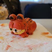 Gallery Photo of Sculpting Garfield 