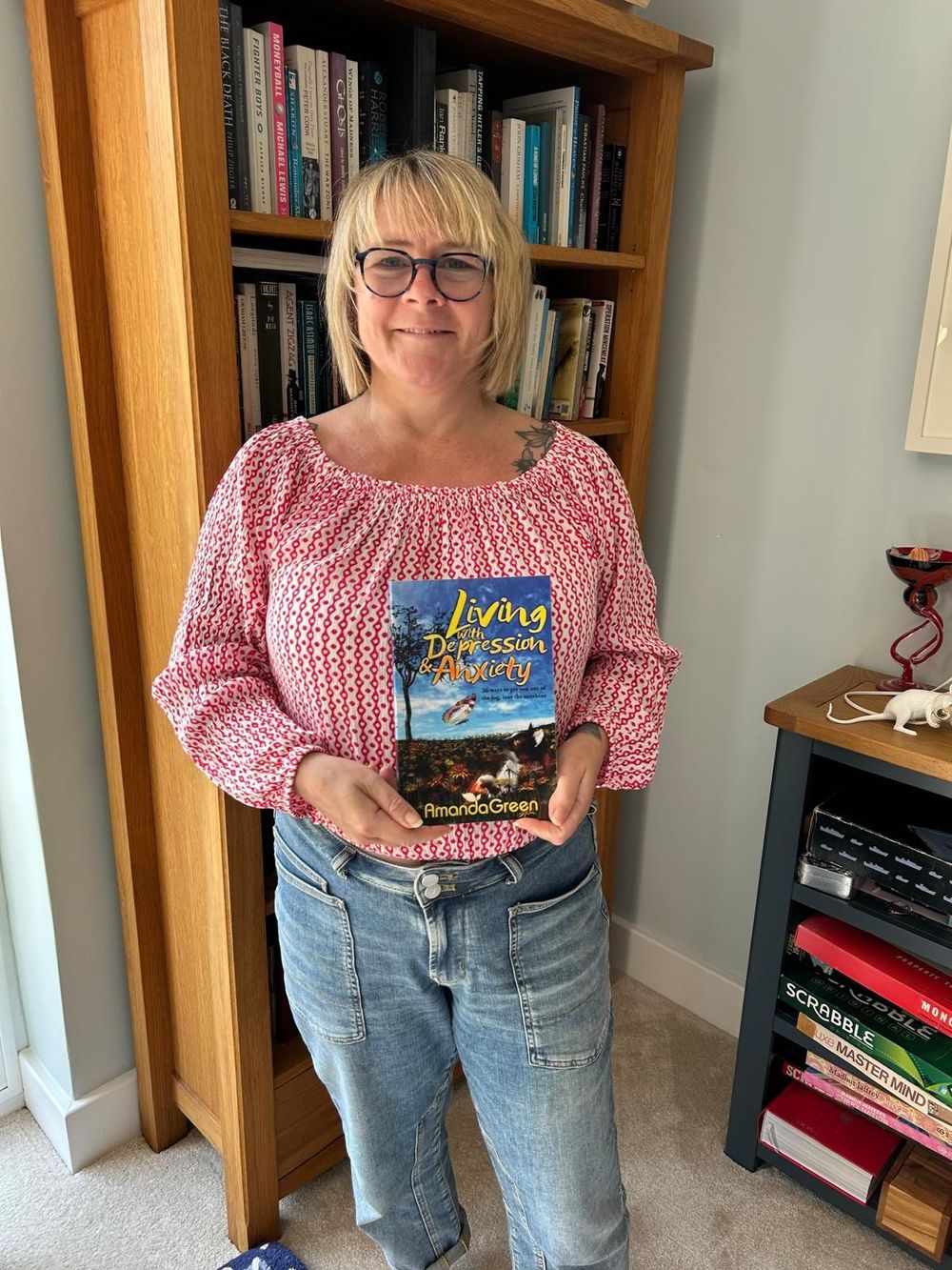 My book, 'Living with Depression and Anxiety; 26 ways to get you out of the fog, into the sunshine'