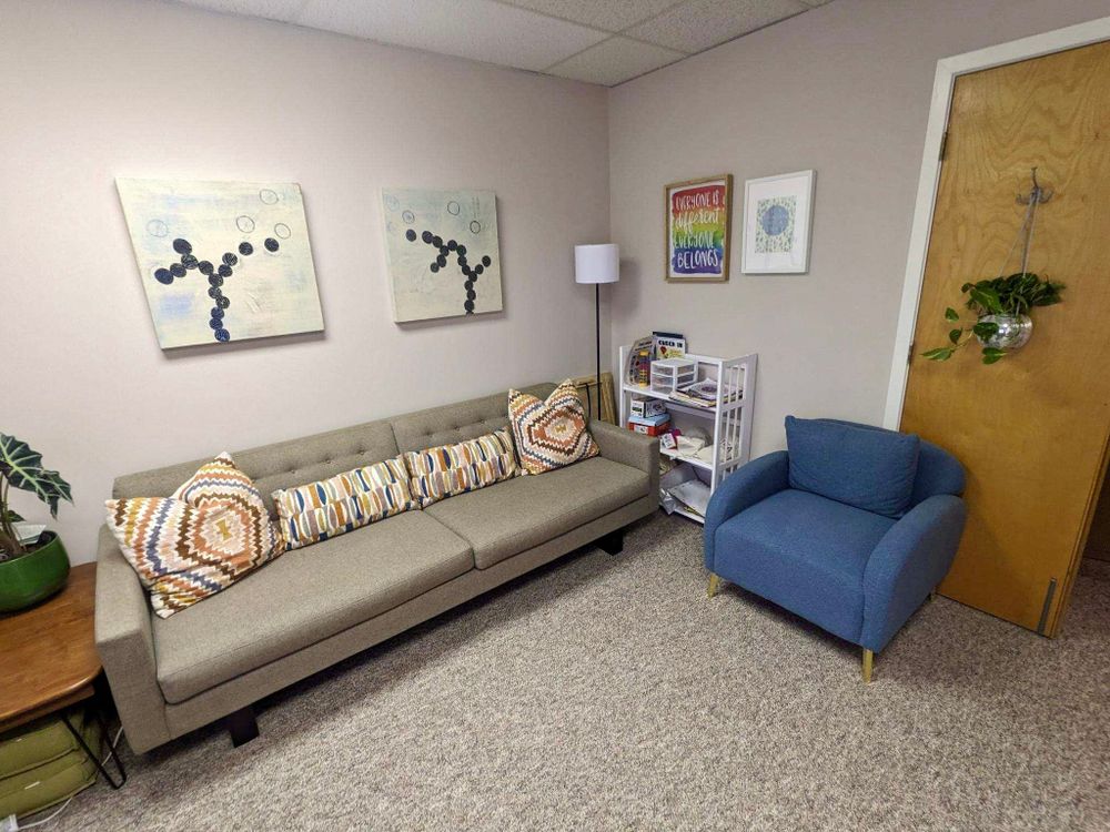 A warm, welcoming space designed to feel safe, calm, and inviting.