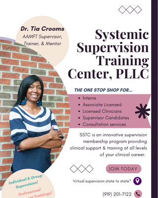 Photo of Systemic Supervision Training Center, PLLC , Marriage & Family Therapist in Durham, NC