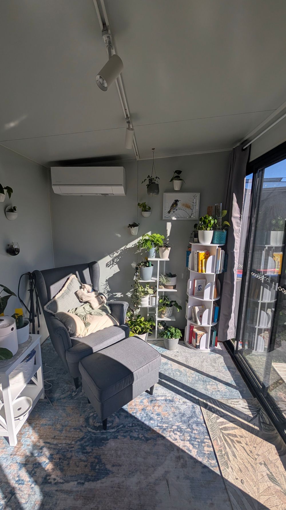 The space from where I greet you for our online sessions