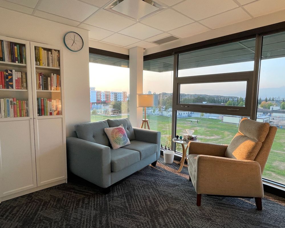 This warm and welcoming room will provide a safe and comfortable setting as we navigate life's challenges and successes together.