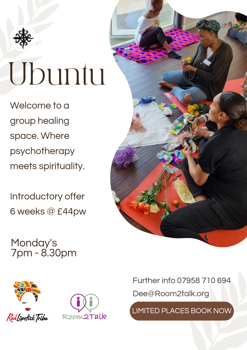 Ubuntu 'I am because you are'

Welcome to a group healing space where psychotherapy meets spirituality.