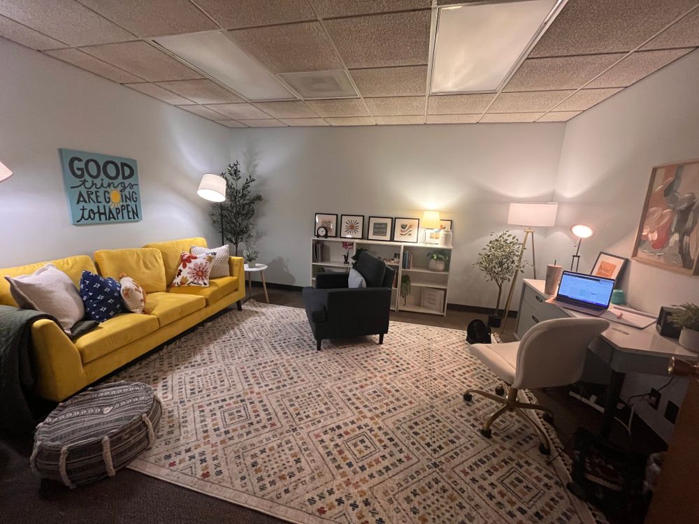 Cozy Office for in-person appointments!