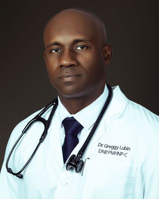 Photo of Dr. Greggy Lubin, Psychiatric Nurse Practitioner, DNP, PMHNP, WCC