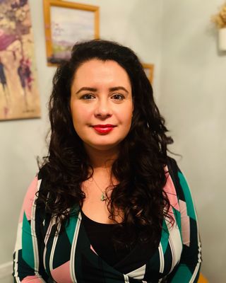 Photo of Lavinia May, Psychotherapist, MA, MNCPS Acc.