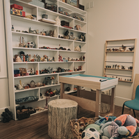 Gallery Photo of Play therapy room (with sand therapy tray) for kids and adults