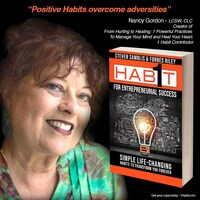 Gallery Photo of 1Habit book series included one of my 7 practices- Never Give Up, Find Your Resilience in this book.