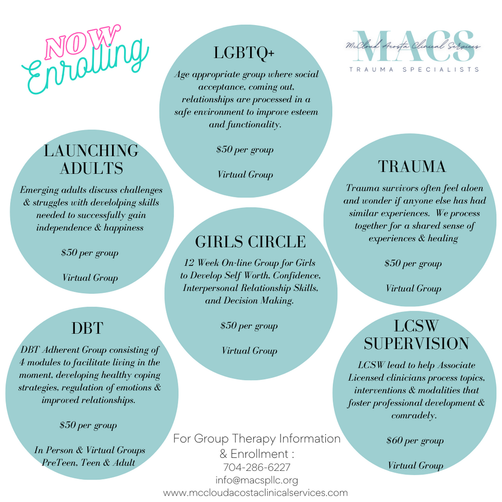 MACS (McCloud Acosta Clinical Services PLLC), Clinical Social Work/Therapist, Matthews, NC