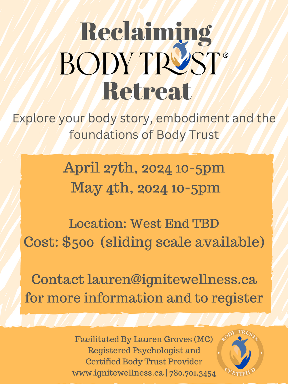 Upcoming Reclaiming Body Trust Group