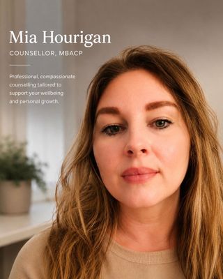 Photo of Mia Hourigan, Counsellor, MBACP