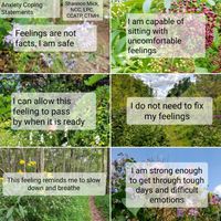 Gallery Photo of Statements to cope with anxiety. Write down your favorite one.