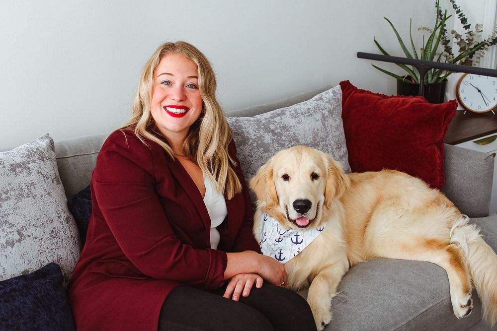 Meet FLUKE he is a therapy dog in training
