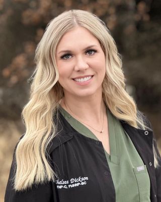 Photo of Chelsea Dickson - Chelsea Dickson, PMHNP @ Evolve Psychiatry, Psychiatric Nurse Practitioner, MSN, APRN, FNP-C, PMHNP