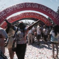 Gallery Photo of community event, color run in 2016....embrace community and culture