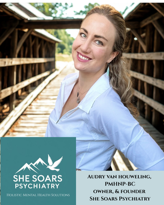 Photo of Audry Van Houweling - She Soars Psychiatry, LLC, Psychiatric Nurse Practitioner, PMHNP, MN, BSN, BS