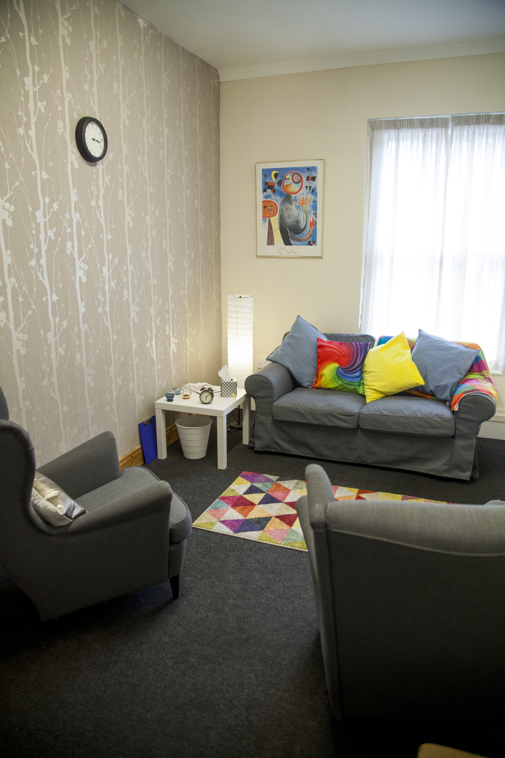 Gallery Photo of Therapy room on Capel Street.  Large enough for covid distancing.