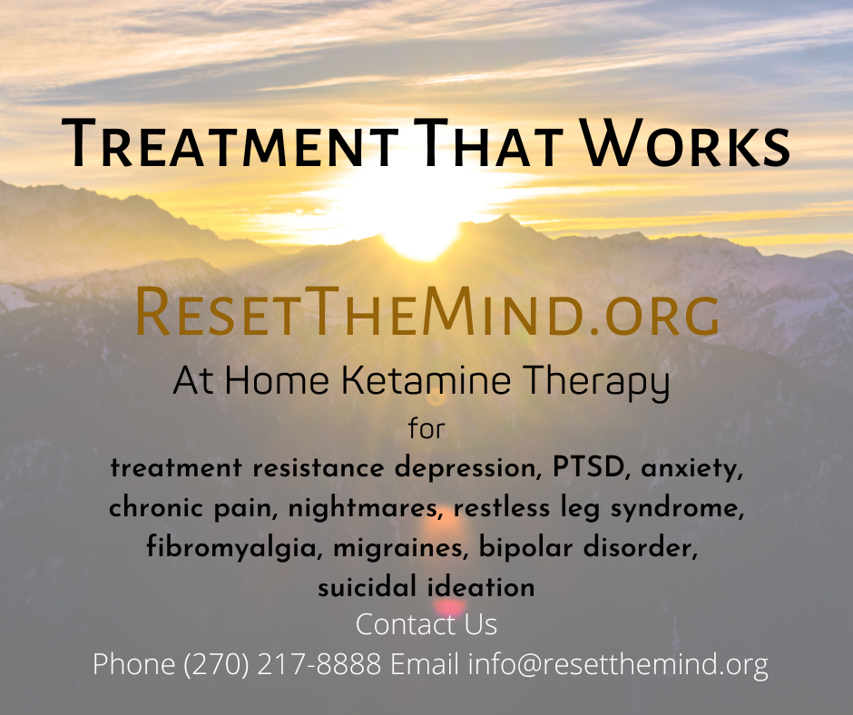 Reset the Mind At Home Ketamine Treatment, Psychiatrist, Kenosha, WI