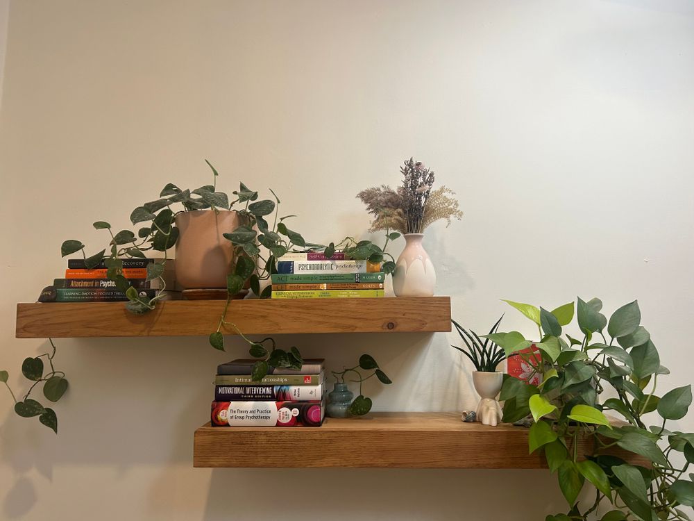 Welcome to my virtual therapy office and indoor plant jungle!