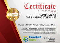 Gallery Photo of Top 3 Marriage Therapist award by ThreeBestRated