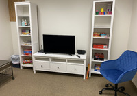 Gallery Photo of Yes! We speak the language of tech. We have a media room where we can work with kids and teens by playing therapeutic video games, watch videos, etc.