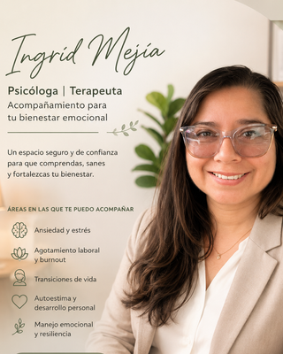 Foto de Ingrid Susana Mejia, Psicólogo, Lic. en Psicología