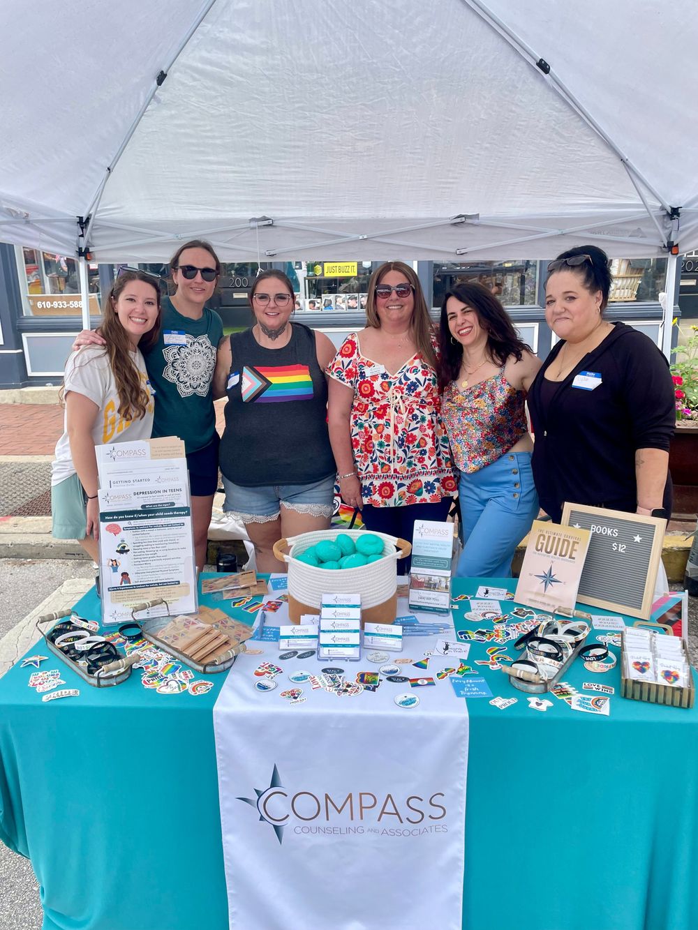 Compass Counseling and Associates at Phoenixville Pride Fest 2025