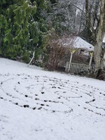 Gallery Photo of I love the Labyrinth in all seasons and am an advanced trained facilitator. My husband Allan is a Master Labyrinth builder. We work as a good team!