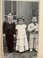 Gallery Photo of Mother loved to dress us up. My brother in black tuxedo. Our duties to serve the less advantaged started from an early age. 