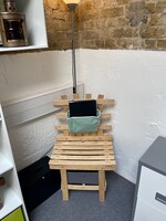 Gallery Photo of Therapy Room - A chair I built from old bed slats