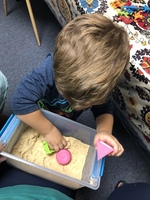 Gallery Photo of Kinetic Sand play