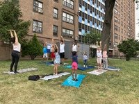 Gallery Photo of Emotional wellness journey in the Bronx. The children love yoga!