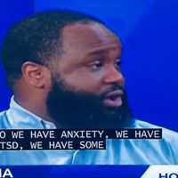 Gallery Photo of WDSU interview on mental health