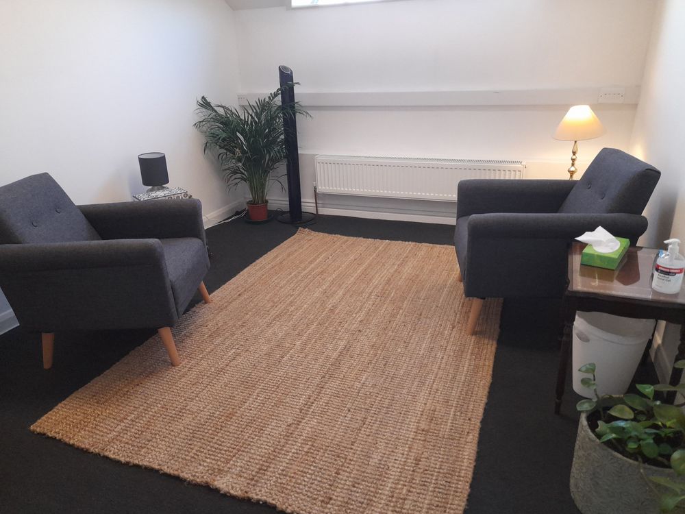 My comfortable counselling space. 