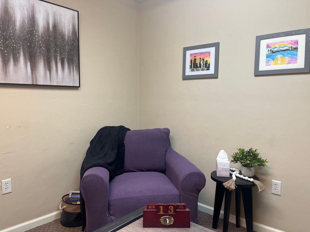 Therapist complete unless you have a big comfy chair!