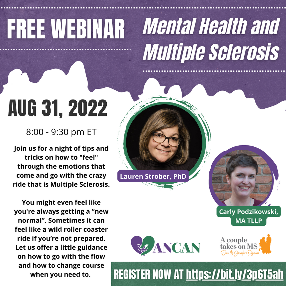 MS and mental health webinar in partnership with AnCan