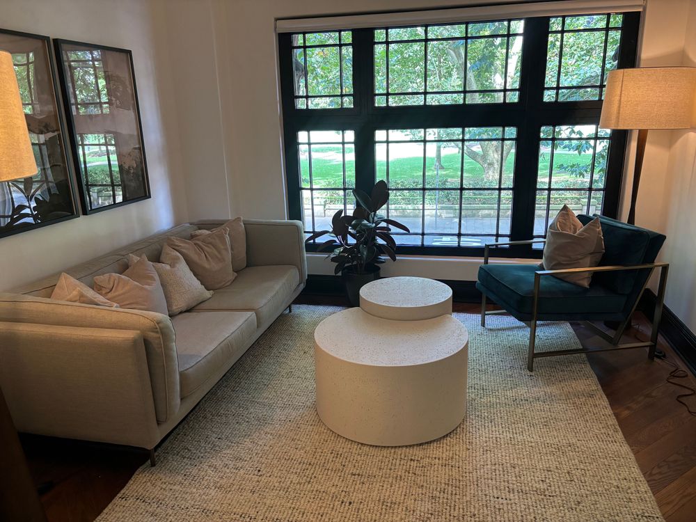 Calm Clarity Psychology - consulting room, Sydney CBD